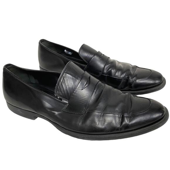 Dior Other - Dior Mens Timeless Loafer Black Leather Slip On Dress Shoe Size 44